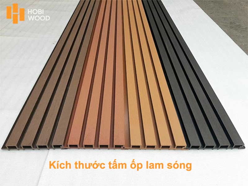 kích thước tấm ốp lam sóng