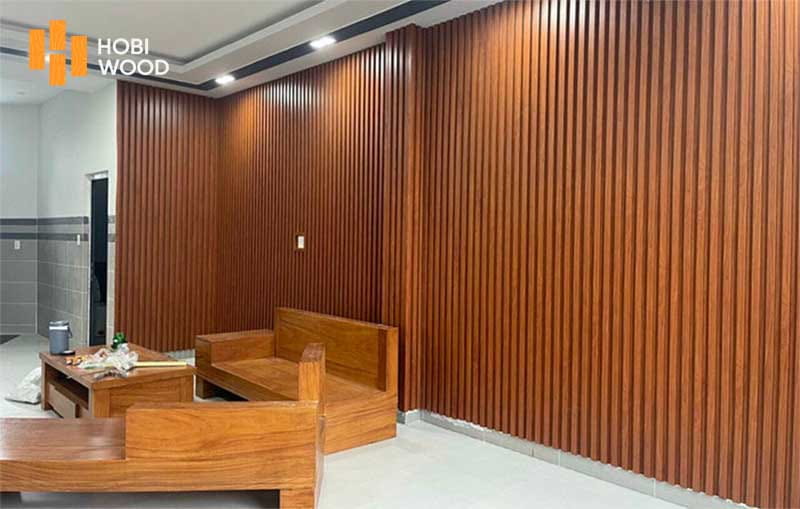 tấm ốp lam sóng trong nhà