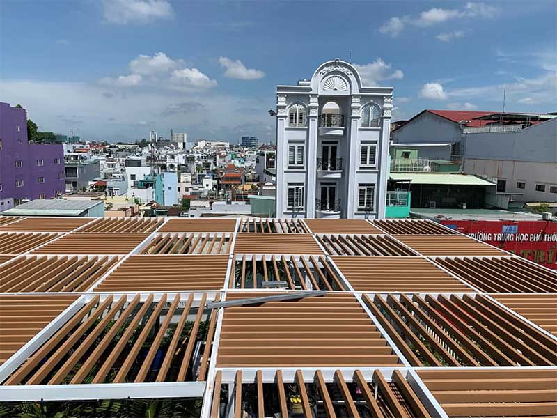 lam che nắng sân thượng