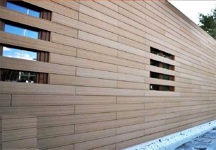 tấm ốp tường gỗ nhựa ngoài trời